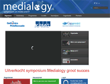 Tablet Screenshot of medialogy.snic.nl